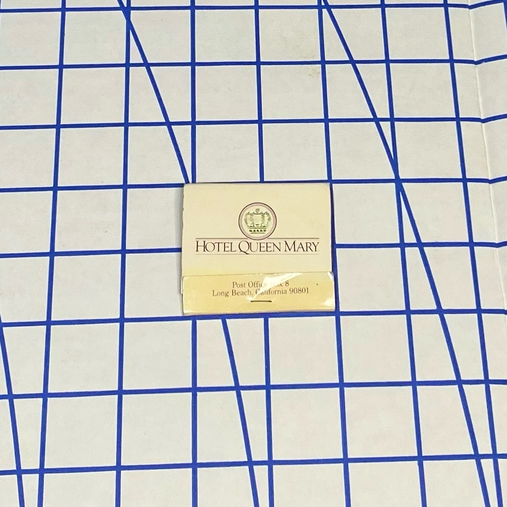 Vintage Hotel Queen Mary Matchbook